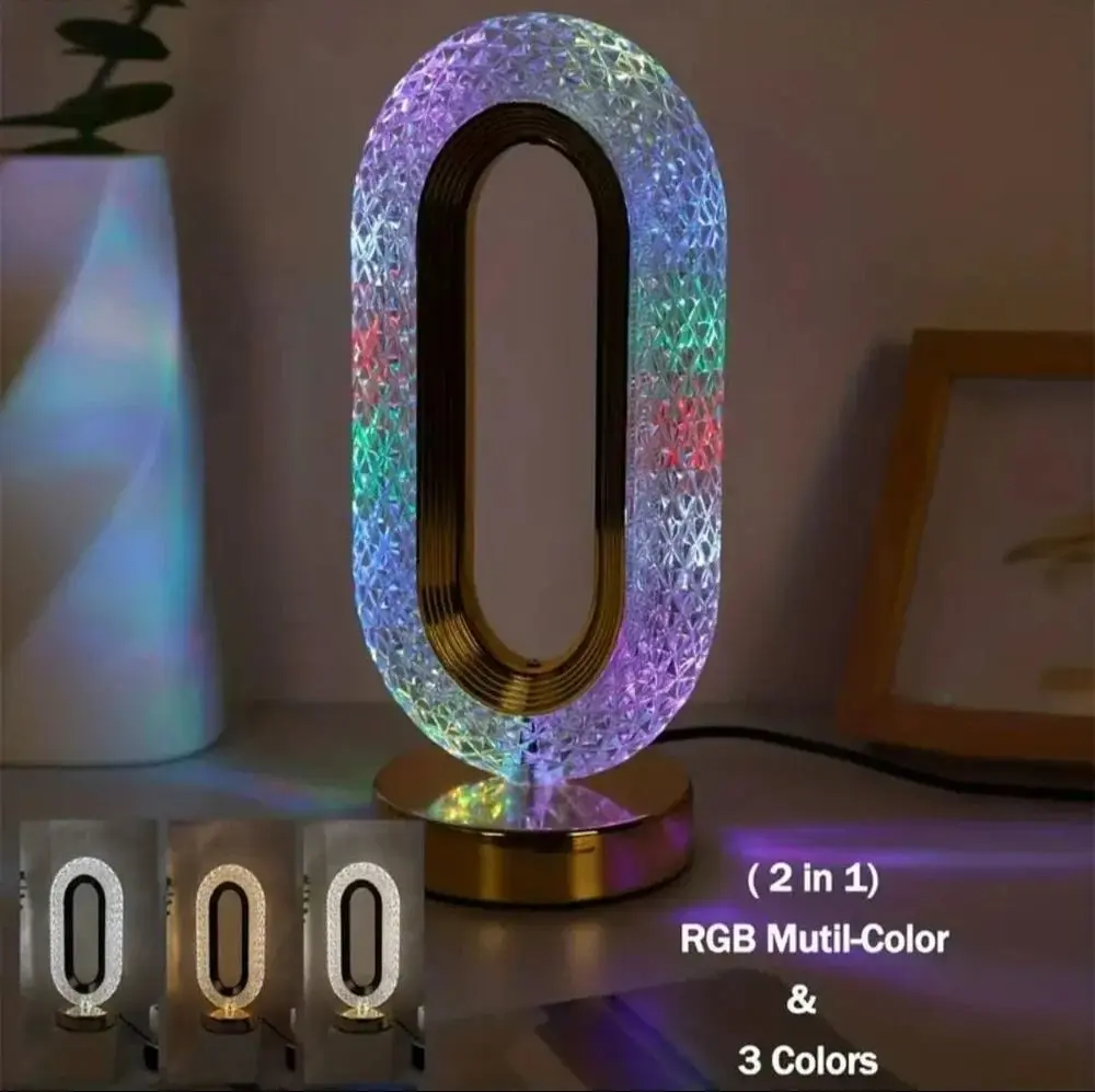 antique obal RGB lamp