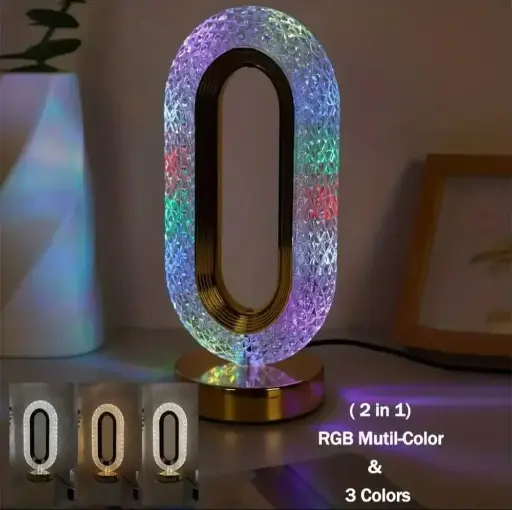 antique obal RGB lamp